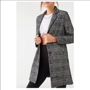 NEW Glen Plaid Coat Wool